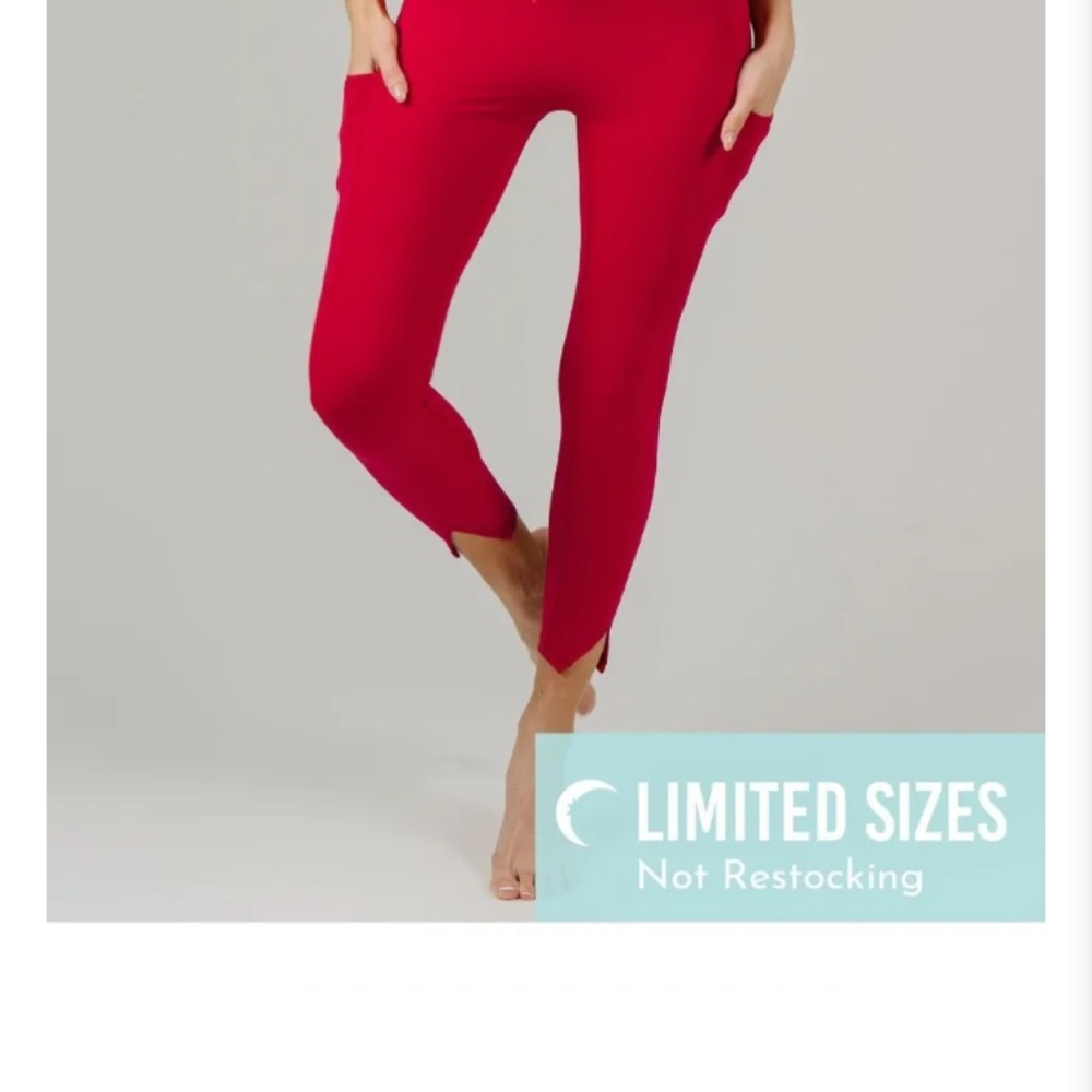 Vibrant Red Leggings